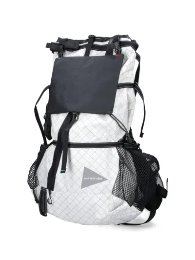 And Wander Ecopack 40l Backpack In White