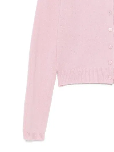 Reformation Clara Cardigan In Pink