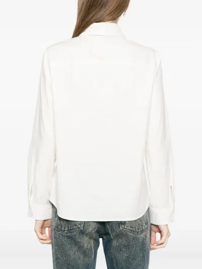 Reformation Alfie Shirt In White