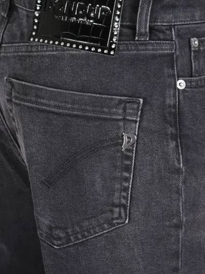 Dondup Belt-loop Jeans In Black