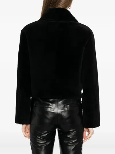 Joseph Alloway Leather Jacket In Black