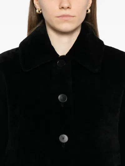 Joseph Alloway Leather Jacket In Black