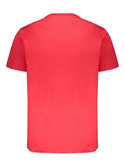 Paul & Shark Round-neck Short-sleeve T-shirt In Red