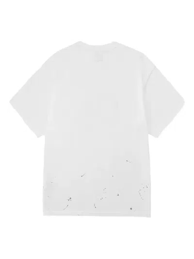 Evisu Logo Graphic T-shirt In White
