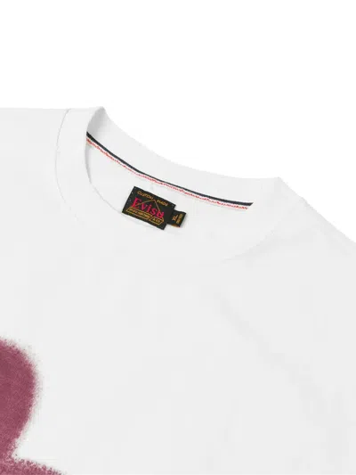 Evisu Logo Graphic T-shirt In White