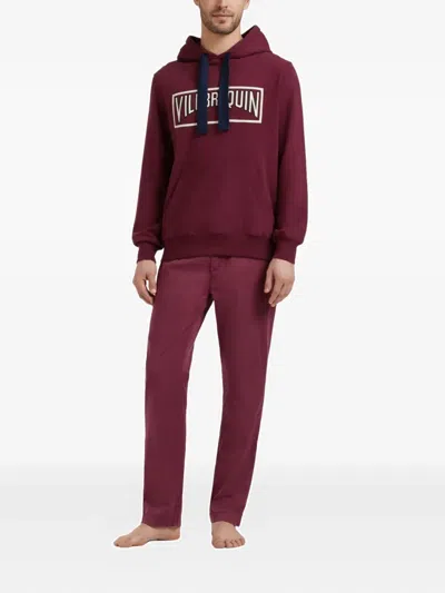 Vilebrequin Embroidered Hoodie In Red