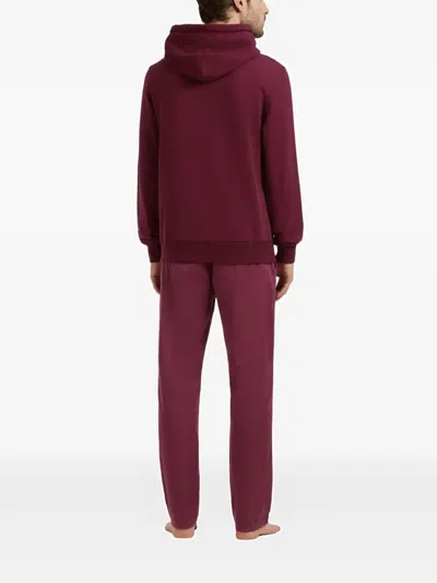 Vilebrequin Embroidered Hoodie In Red