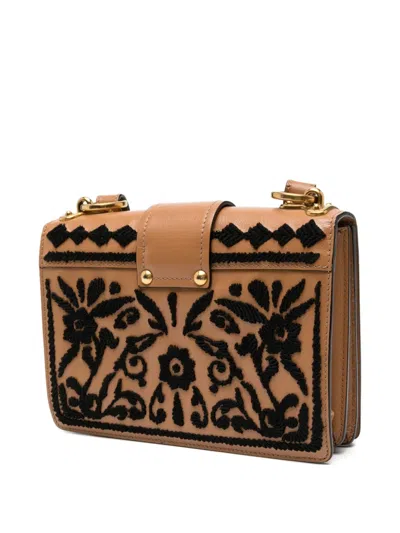 Pre-owned Prada Cahier Shoulder Bag In Brown