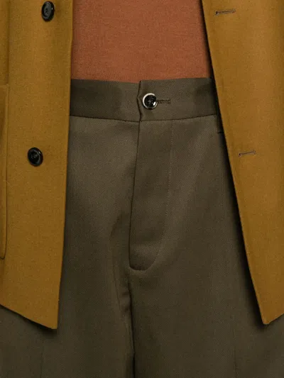 Nine In The Morning Wide-leg Trousers In Green