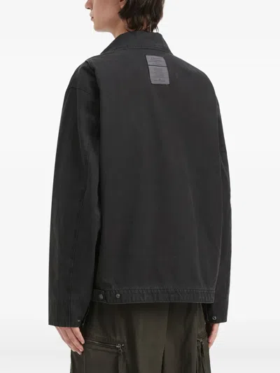 拉链衬衫式夹克