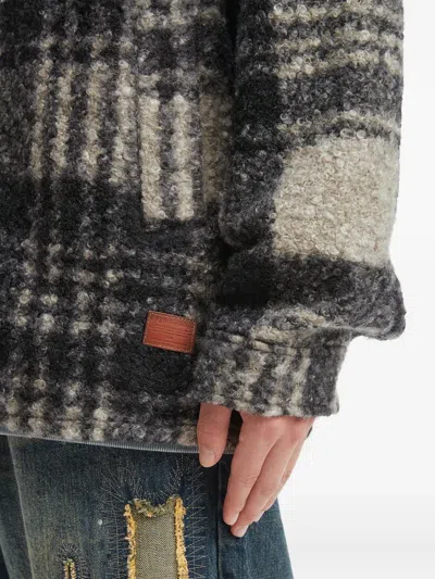 Aftermaths Checked Button Jacket In Multi