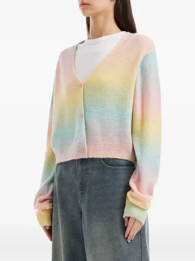 Tout A Coup Gradient-effect Cardigan In Multi