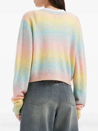 Tout A Coup Gradient-effect Cardigan In Multi