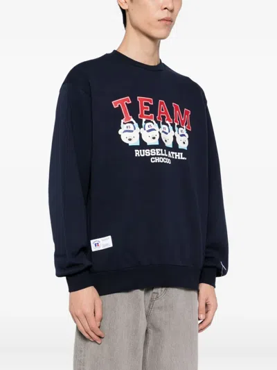 Chocoolate Graphiced Sweatshirt In Blue