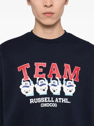 Chocoolate Graphiced Sweatshirt In Blue