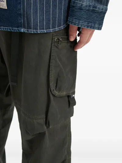 Aftermaths Cargo Wide-leg Trousers In Green
