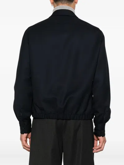 Lardini Flap-pocket Shirt Jacket In Blue