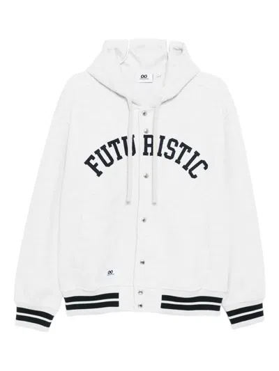 Chocoolate Embroidered Hoodies In White