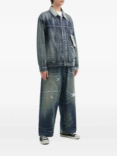 Aftermaths Ripped Jeans In Blue