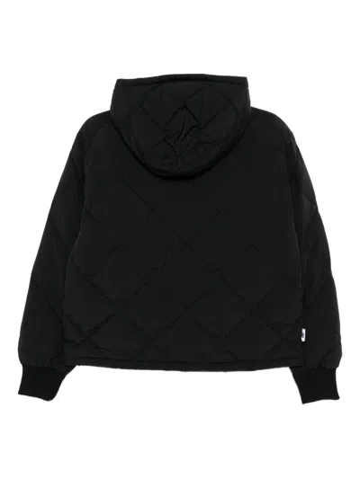Chocoolate Embroidered Puffer Jacket In Black