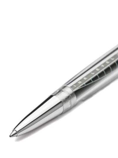 Pineider Avatar Ur Demo Metal Ballpoint Pen (13.4cm X 1.23cm) In Silver