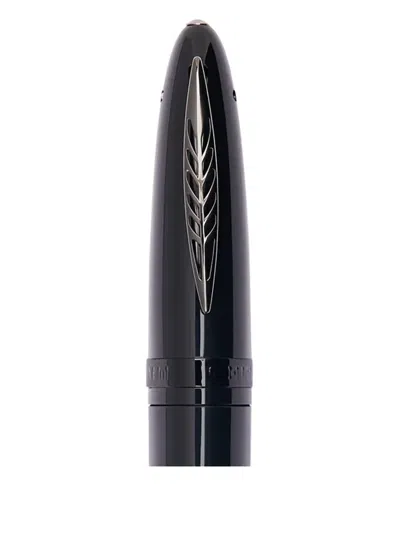 Pineider Tempi Moderni Rollerball Pen (14.5cm X 1.58cm) In Black