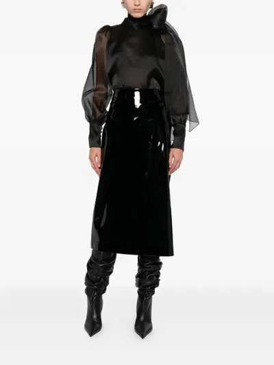 Lita Couture Ellise Blouse In Black