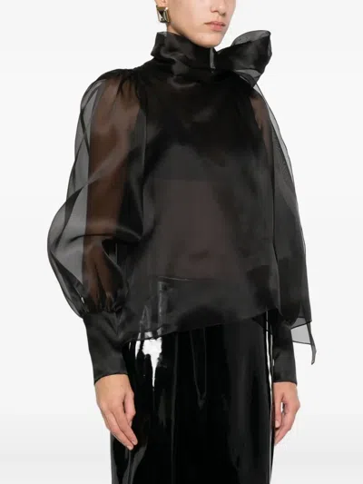 Lita Couture Ellise Blouse In Black