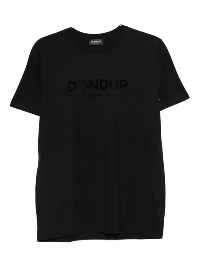 Dondup Logo-print T-shirt In Black