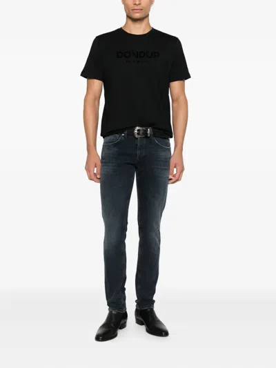 Dondup Logo-print T-shirt In Black