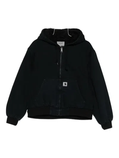 Carhartt Og Active Hooded Jacket In Blue