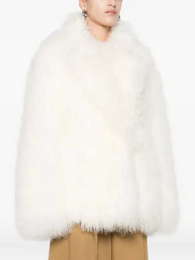 P.a.r.o.s.h Lamb-fur Jacket In Neutral