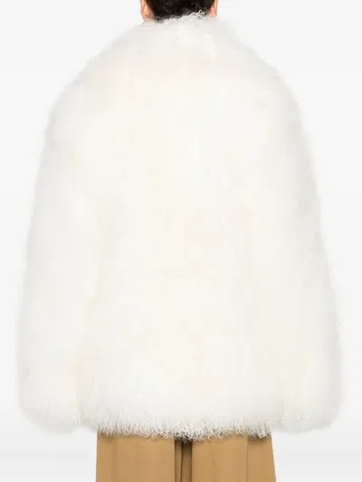 P.a.r.o.s.h Lamb-fur Jacket In Neutral