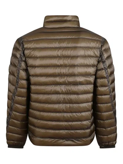 C.p. Company D.d. Shell Goggle Down Jacket In Brown