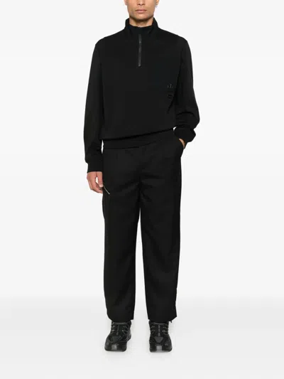 Moose Knuckles Patch-pocket Sweatshirt In Black