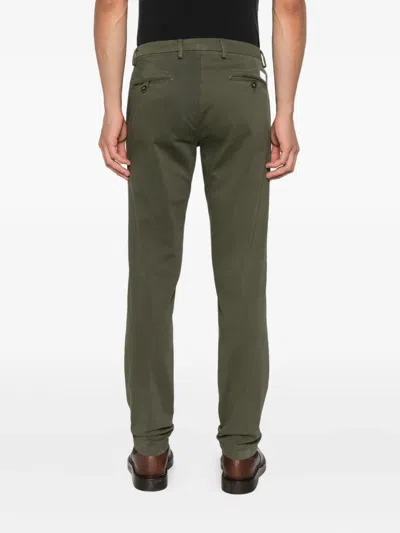 Manuel Ritz Twill Trousers In Green