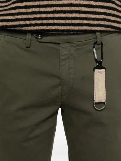 Manuel Ritz Twill Trousers In Green