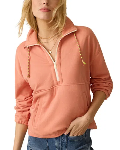 Faherty High Tide Terry Anorak In Multi