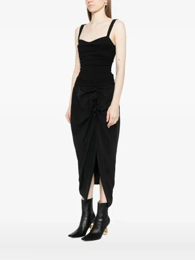 Reformation Trish Knit Tank Top In Black