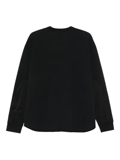 And Wander Flap-pocket Sweatshirt In Black