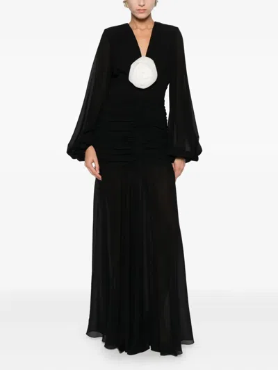 Lita Couture Fleur Dress In Black