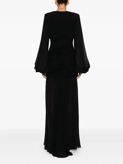 Lita Couture Fleur Dress In Black