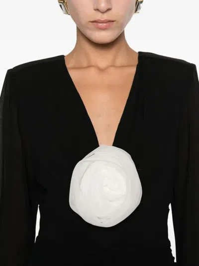 Lita Couture Fleur Dress In Black