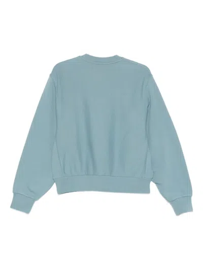 Carhartt Logo-embroidered Sweatshirt In Blue