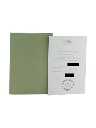 Pre-owned Van Cleef & Arpels 18k Rose Gold Sweet Alhambra Diamond And Carnelian Ring In Pink