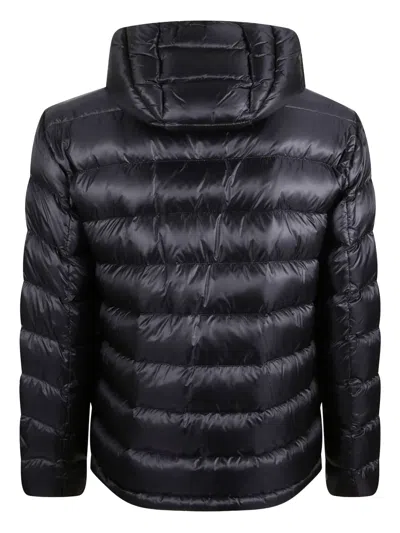 Herno Hooded Padded Jacket In Black