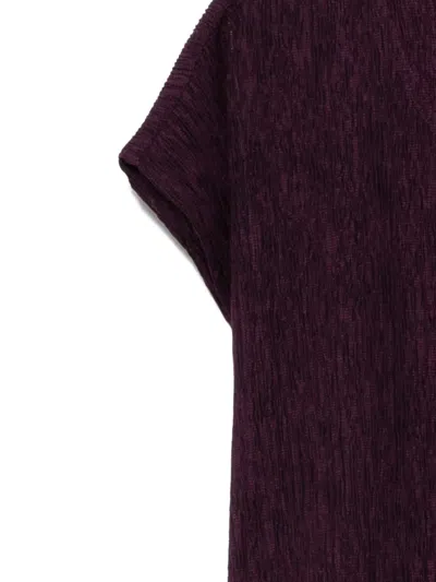 Eileen Fisher Plisse Top In Black