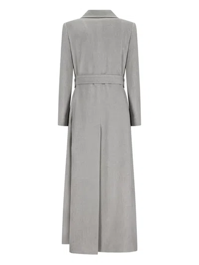 Tagliatore Belted Coat In Pattern