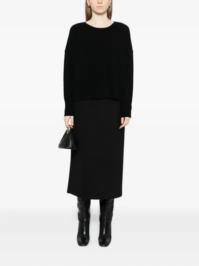 Eileen Fisher Blomfield Midi Skirt In Black