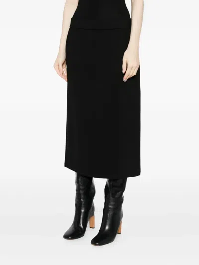 Eileen Fisher Blomfield Midi Skirt In Black